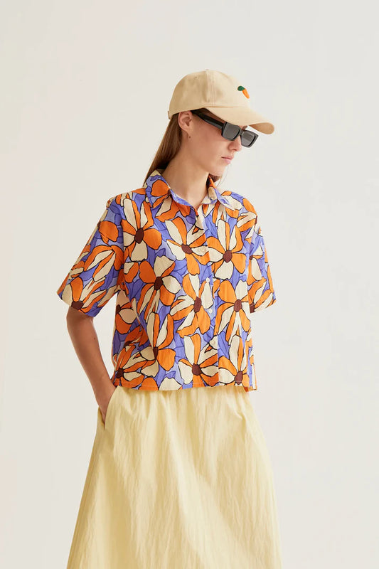 Camicia con stampa Marigold