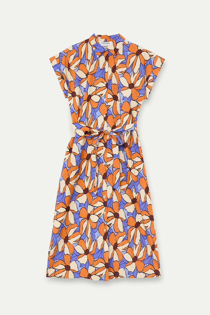 Abito midi con stampa Marigold