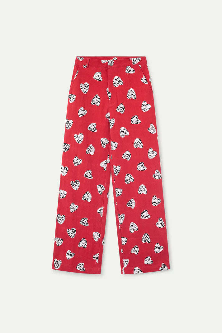 Pantaloni con stampa Harmony Red