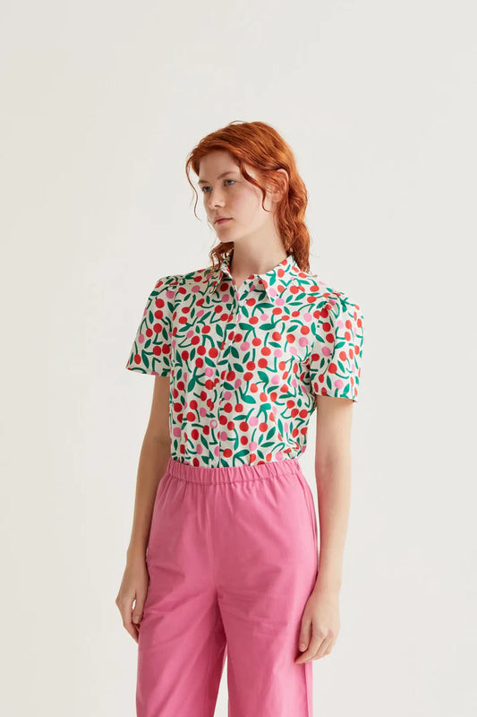 Camicia con stampa Ciliegina