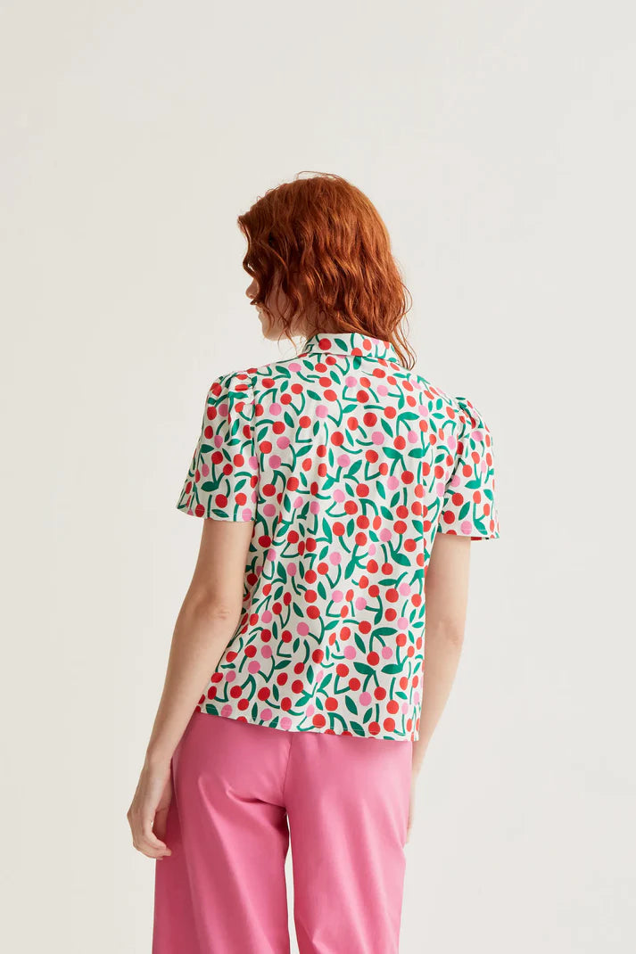 Camicia con stampa Ciliegina