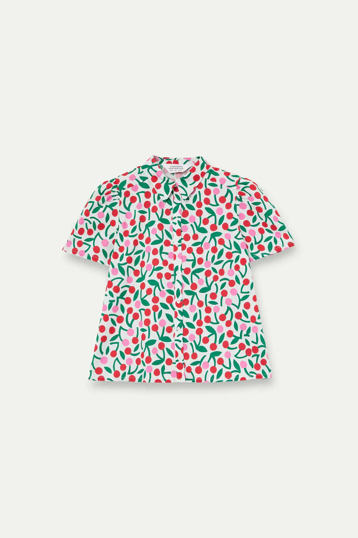 Camicia con stampa Ciliegina