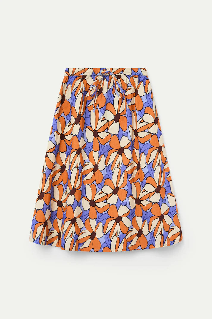 Gonna midi con stampa Marigold