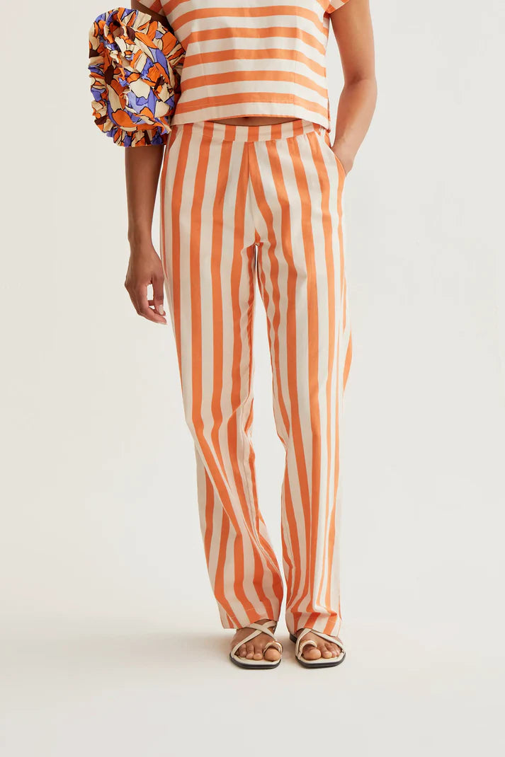 Pantaloni con stampa Bamboo Orange
