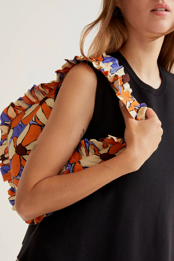 Borsa con stampa Marigold