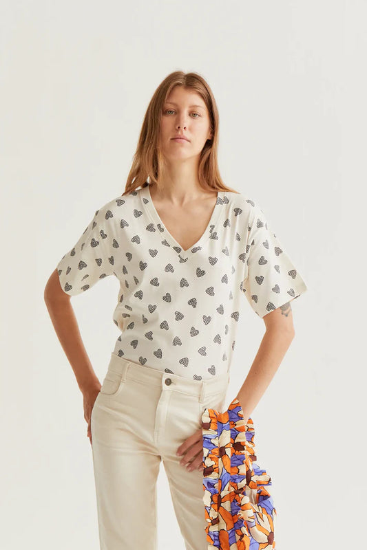 T-shirt con stampa Ladybug Black