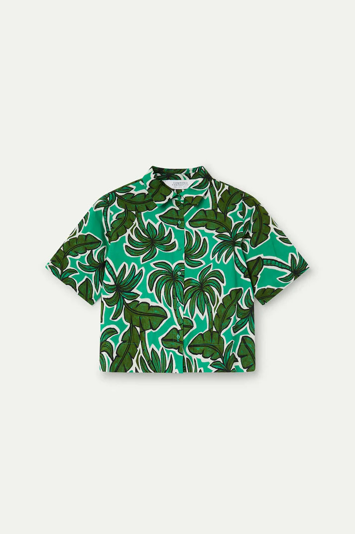 Camicia con stampa Palm Tree