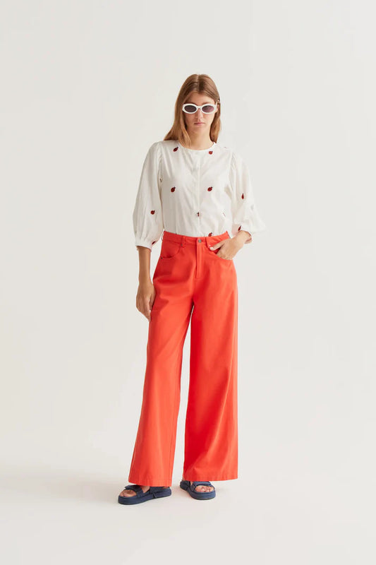 Camicia con stampa Ladybugs