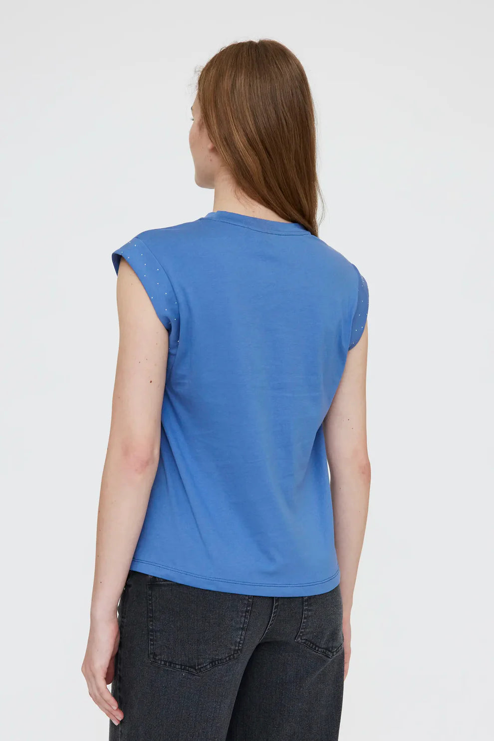 T-shirt manica corta blu