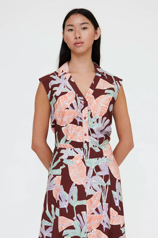 Camicia con stampa Manglar