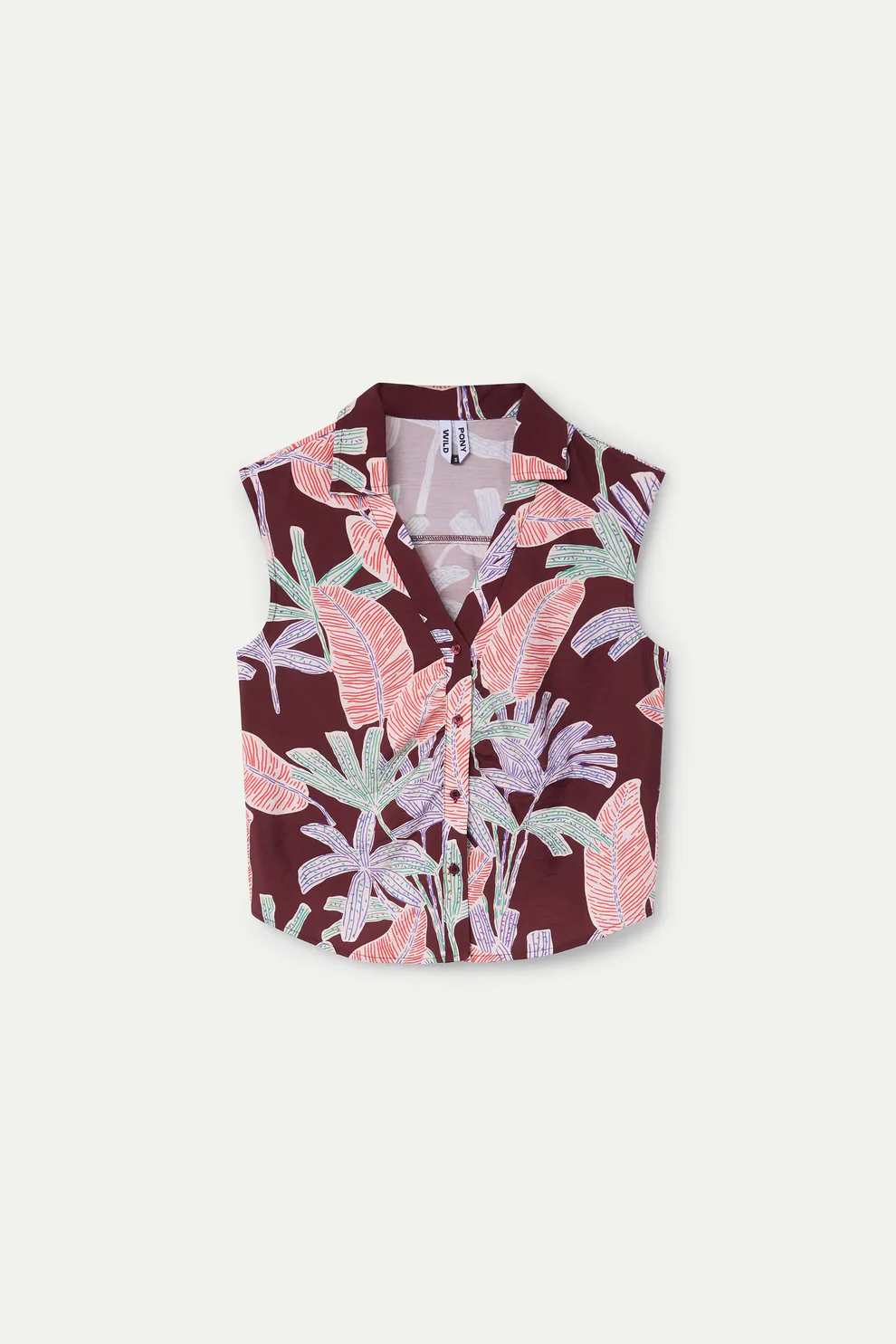 Camicia con stampa Manglar