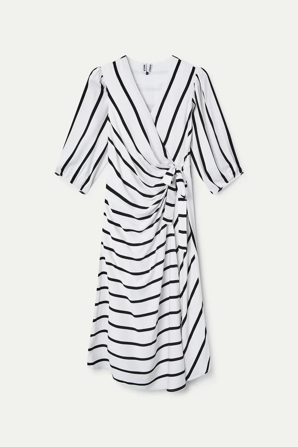 Abito midi con stampa Grimaud White