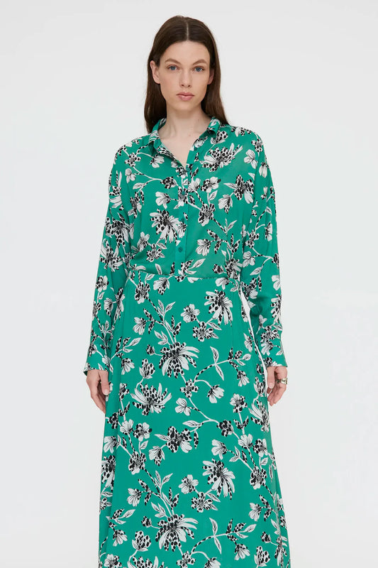 Camicia con stampa Gerbera