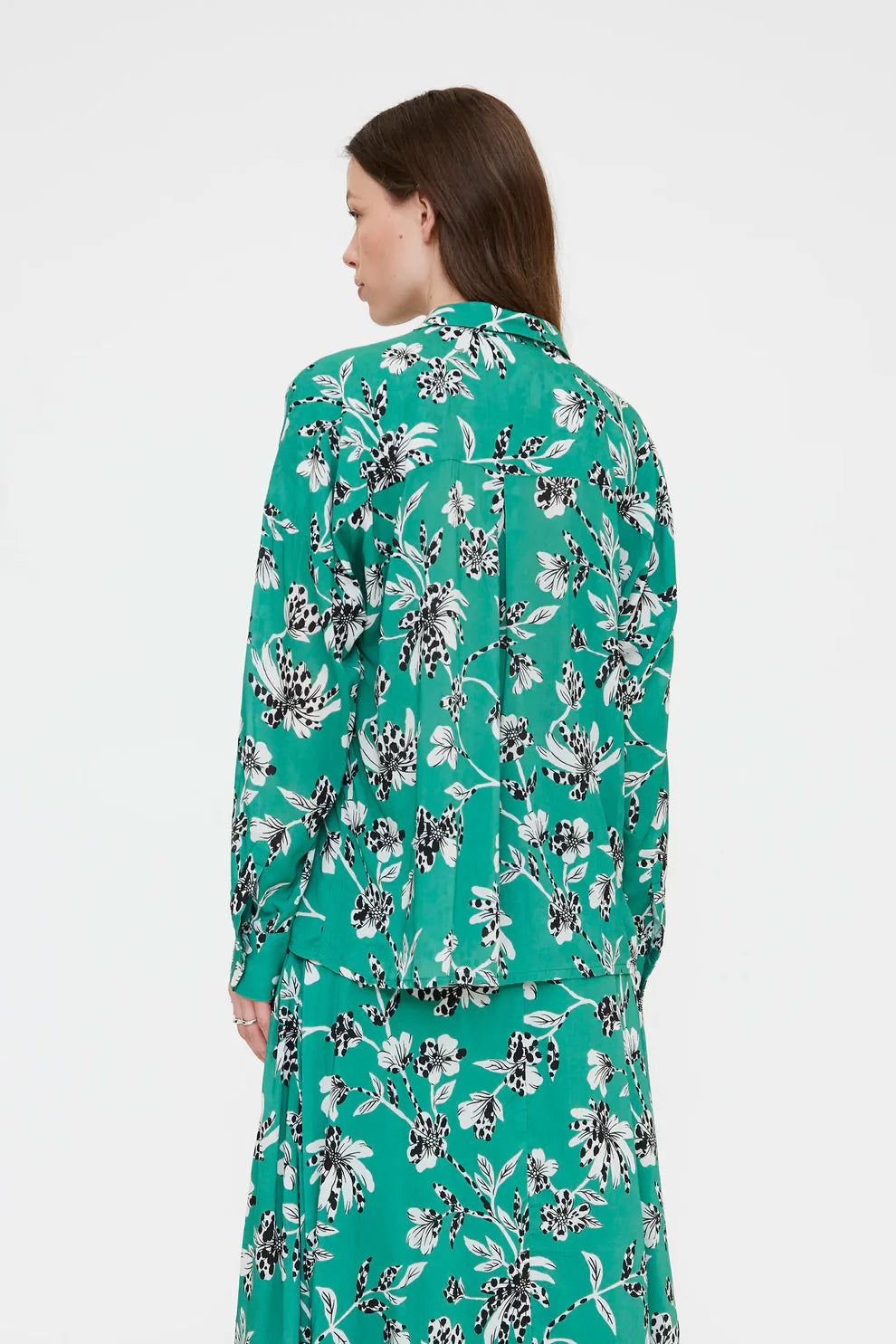 Camicia con stampa Gerbera
