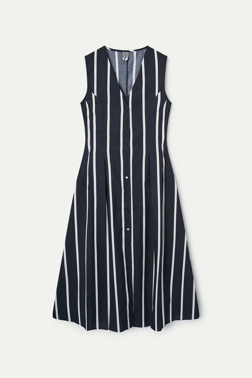 Abito midi con stampa Grimaud Black