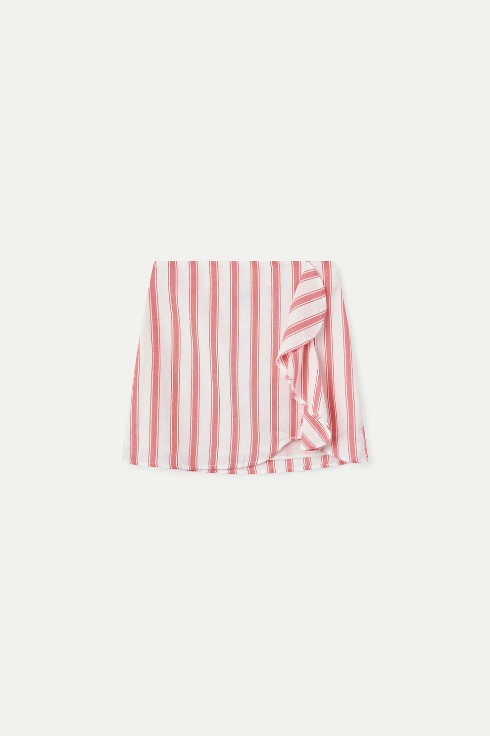 Gonna corta con stampa Emberglow Stripes