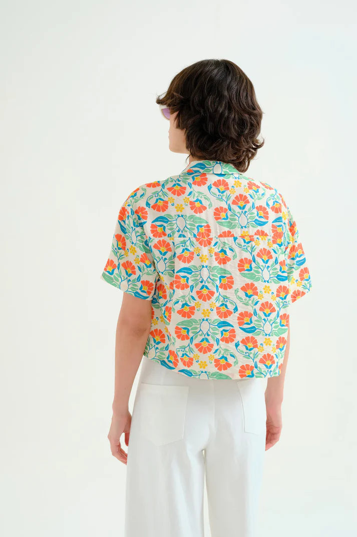 Camicia con stampa Small Royal