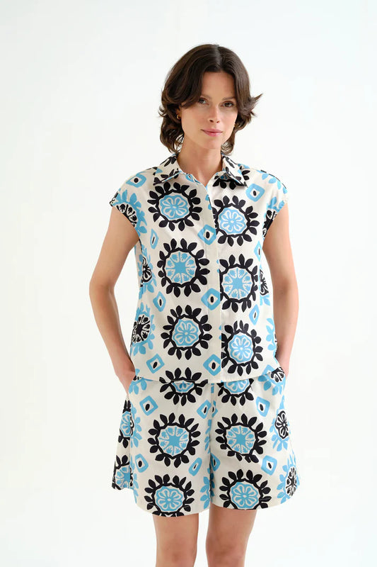 Camicia con stampa Waterfall