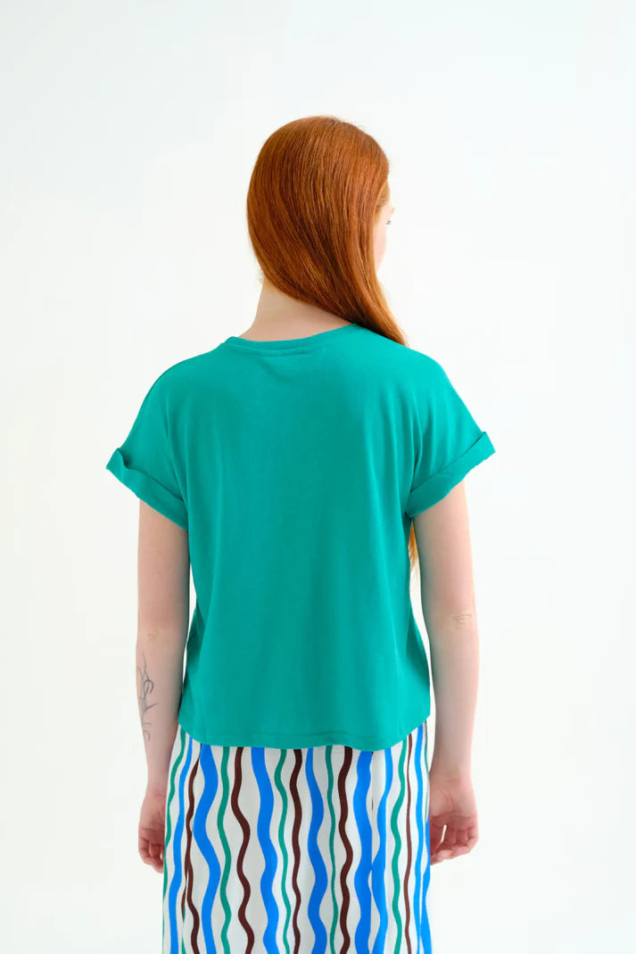T-shirt basic verde