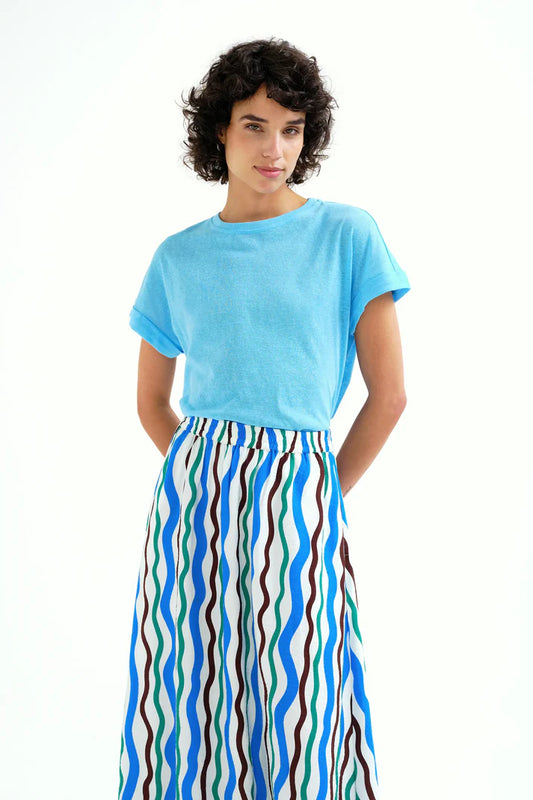 Maglietta basic blu