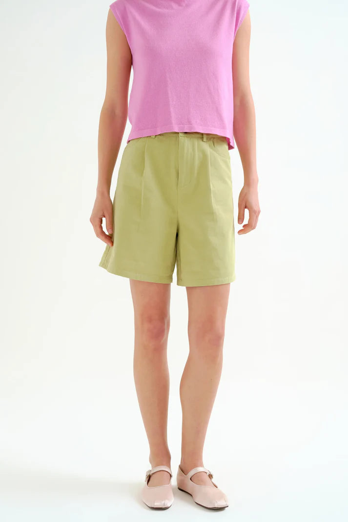 Pantaloncini verde 100% cotone
