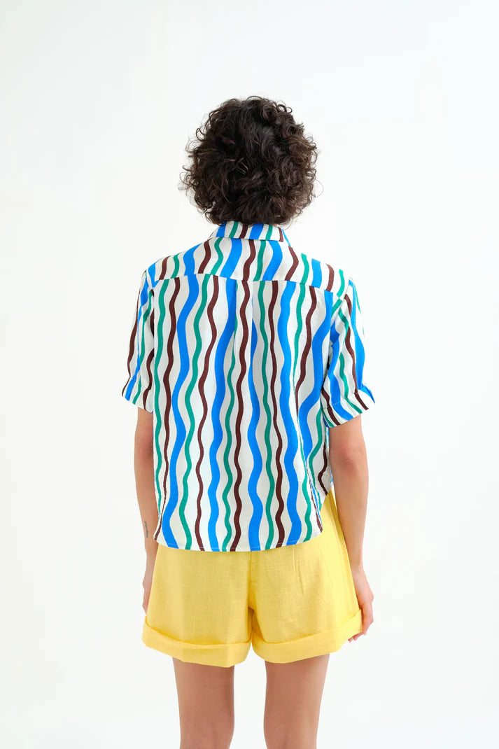 Camicia con stampa Sea & Mountain