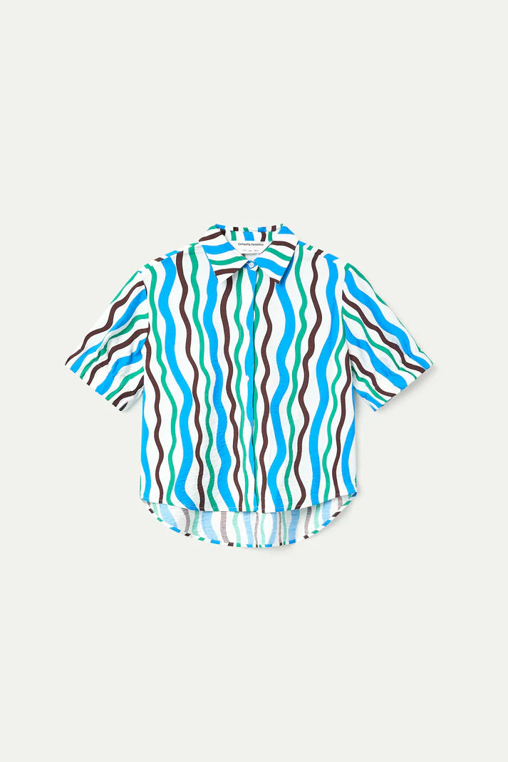 Camicia con stampa Sea & Mountain