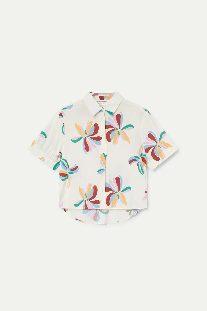 Camicia con stampa Monarda