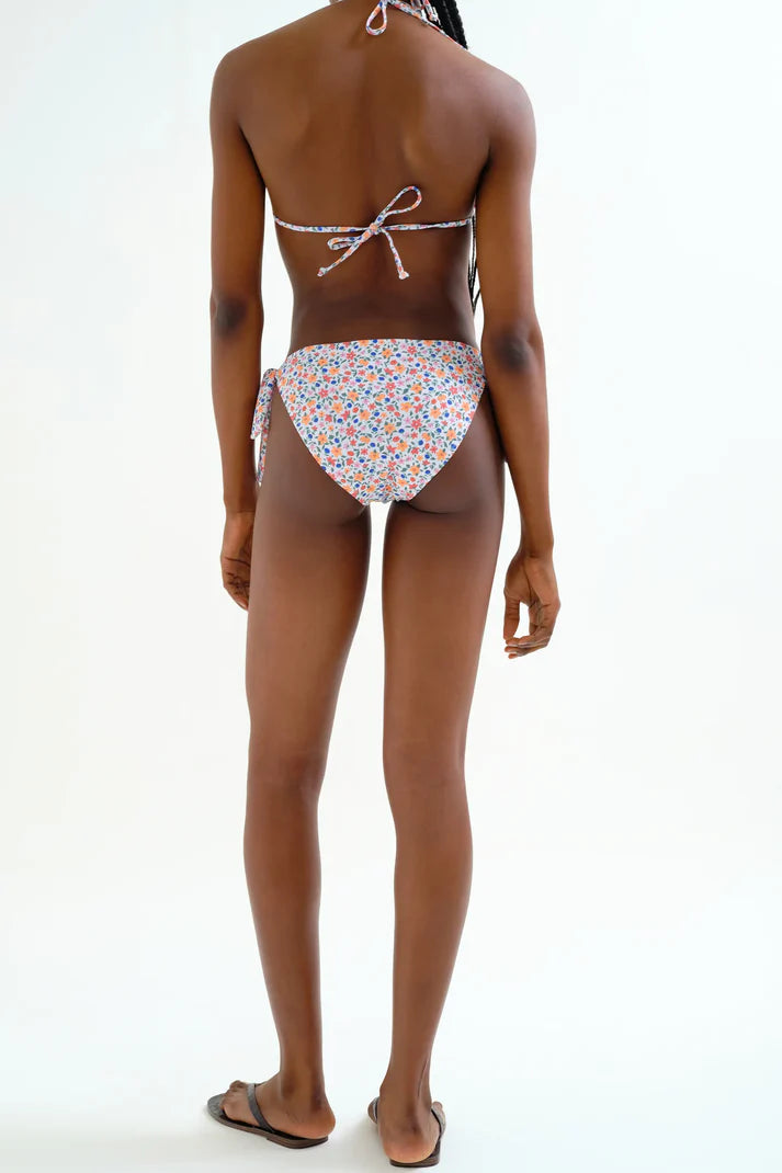 Slip Bikini allacciato con stampa Lily Small