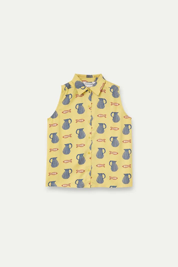 Camicia con stampa Brava