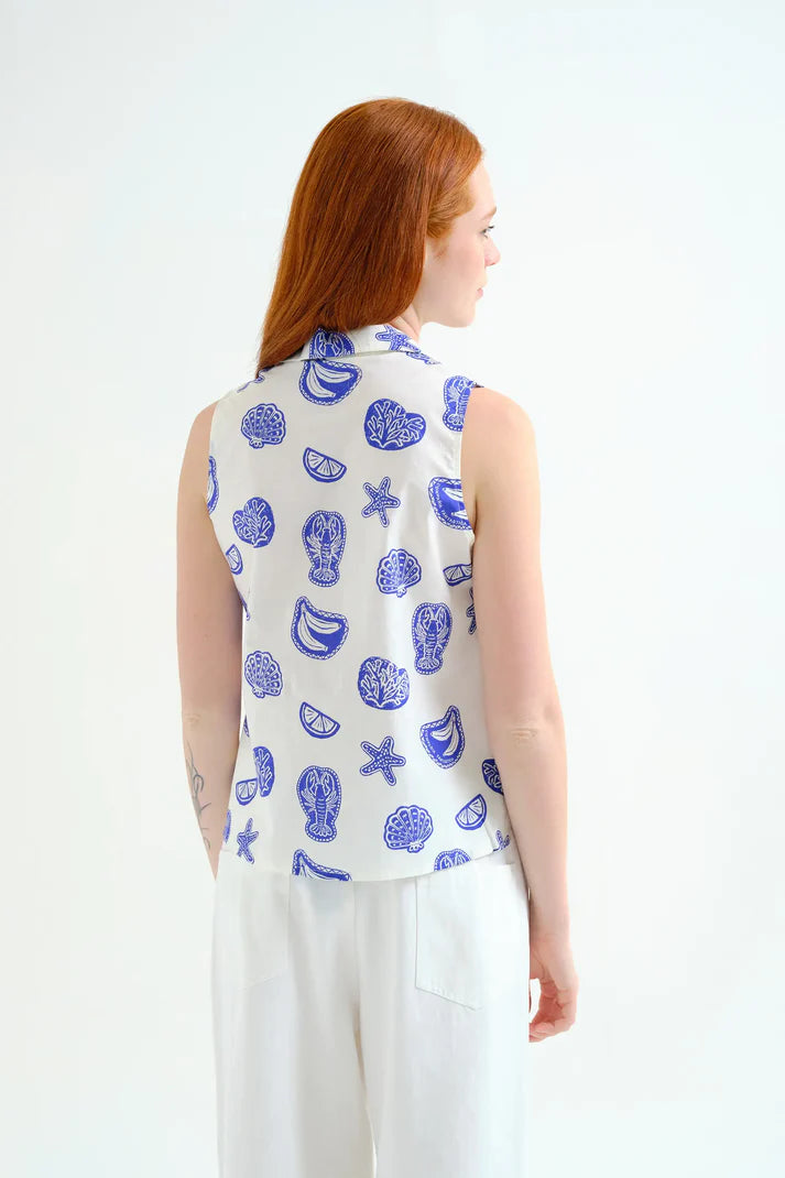 Camicia con stampa Lobster