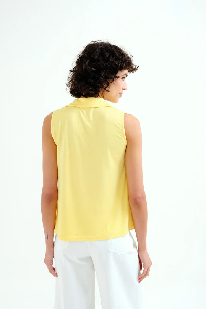Camicia basic gialla