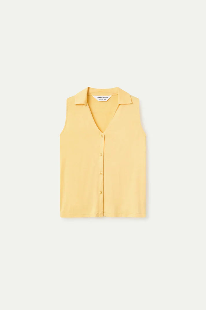 Camicia basic gialla