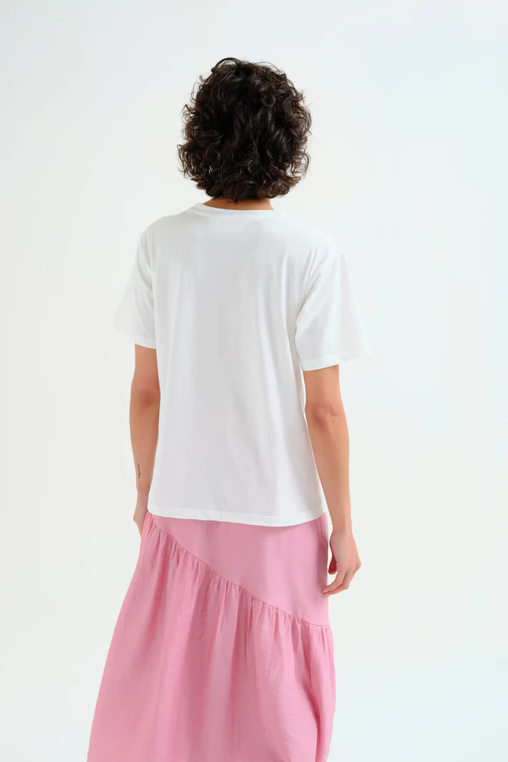 T-shirt con stampa vaso "Compagnia Fantastica"