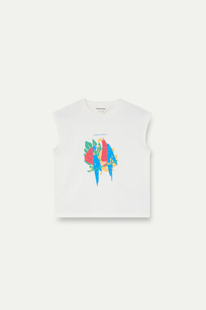T-shirt con stampa di Ara "Compagnia Fantastica"