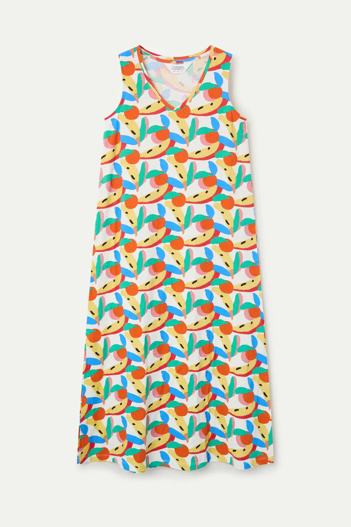 Abito lungo con stampa Tutti Frutti Small