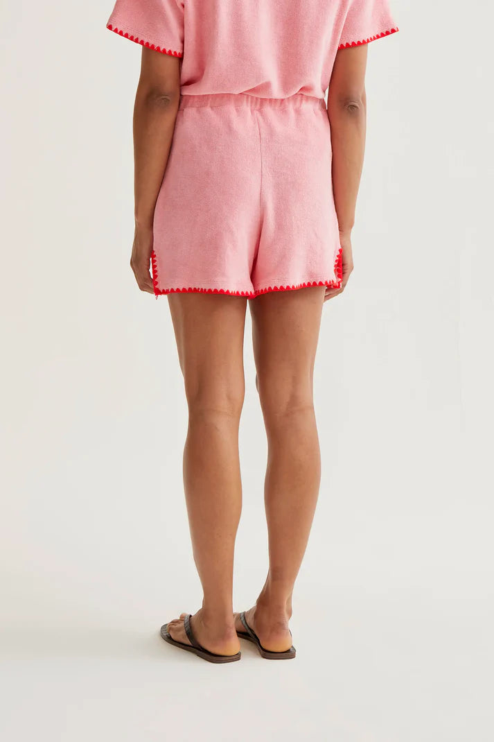 Pantaloncini da spiaggia rosa