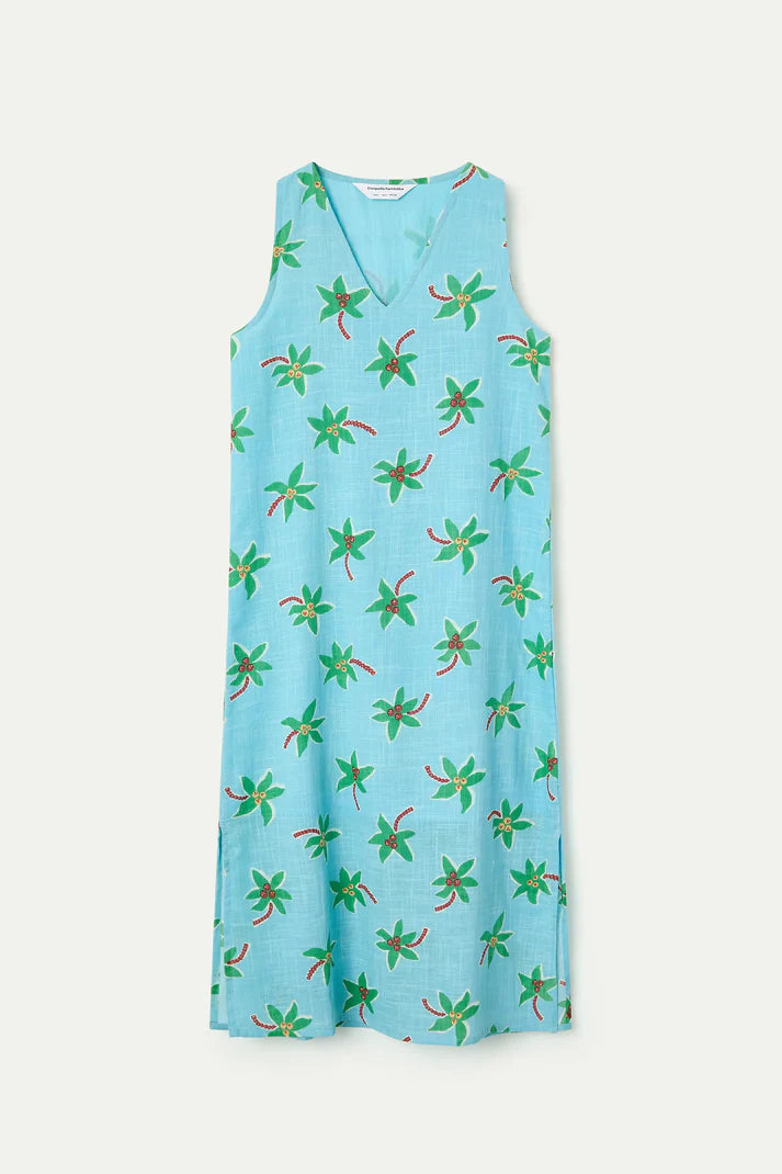 Abito midi con stampa Cocotero Small