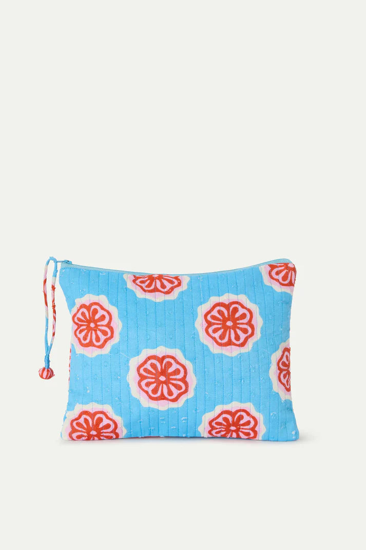 Borsa con stampa Red bloom flowers