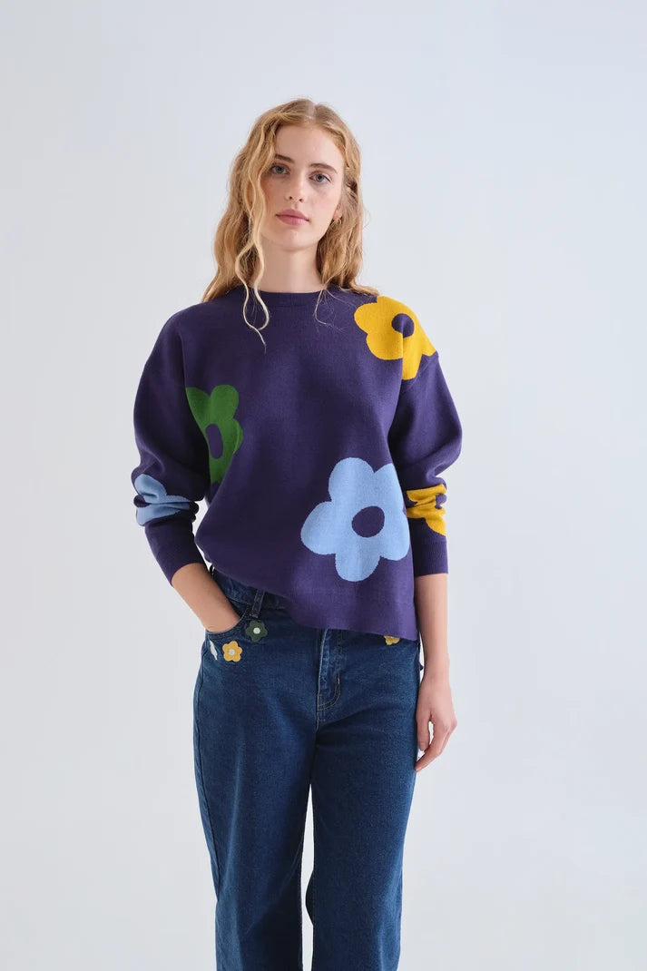 Maglione con stampa Euphonia