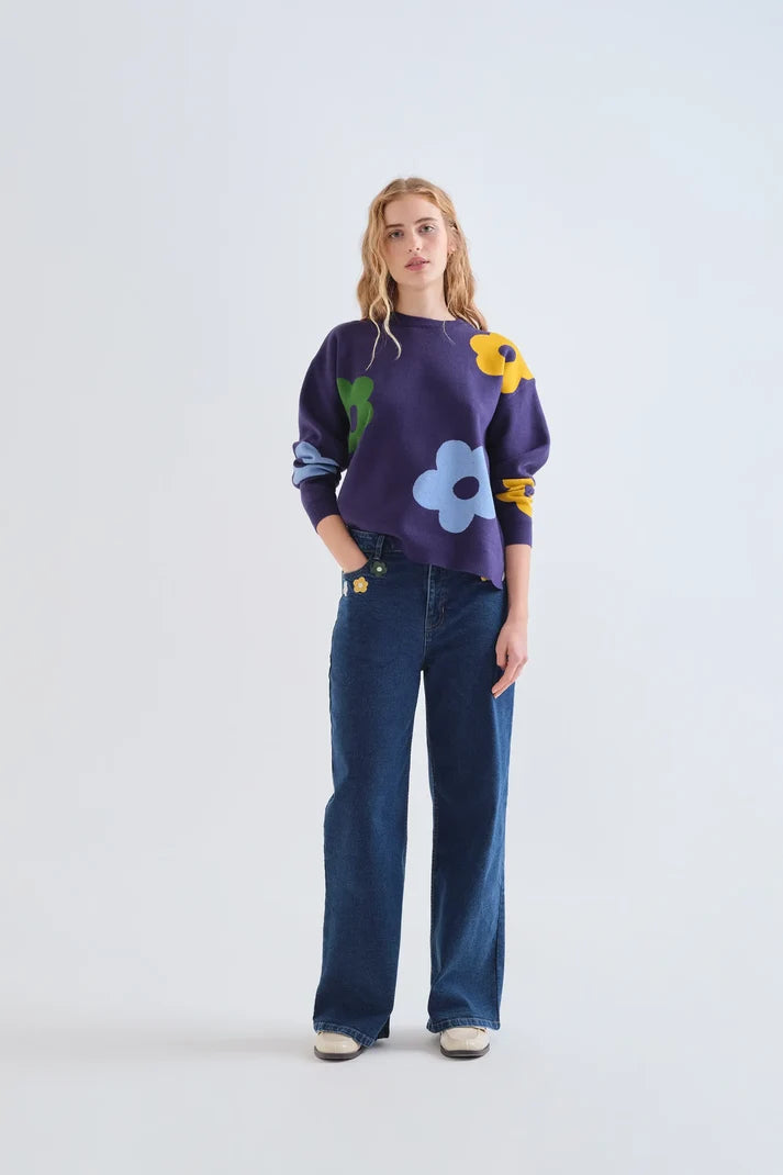 Maglione con stampa Euphonia