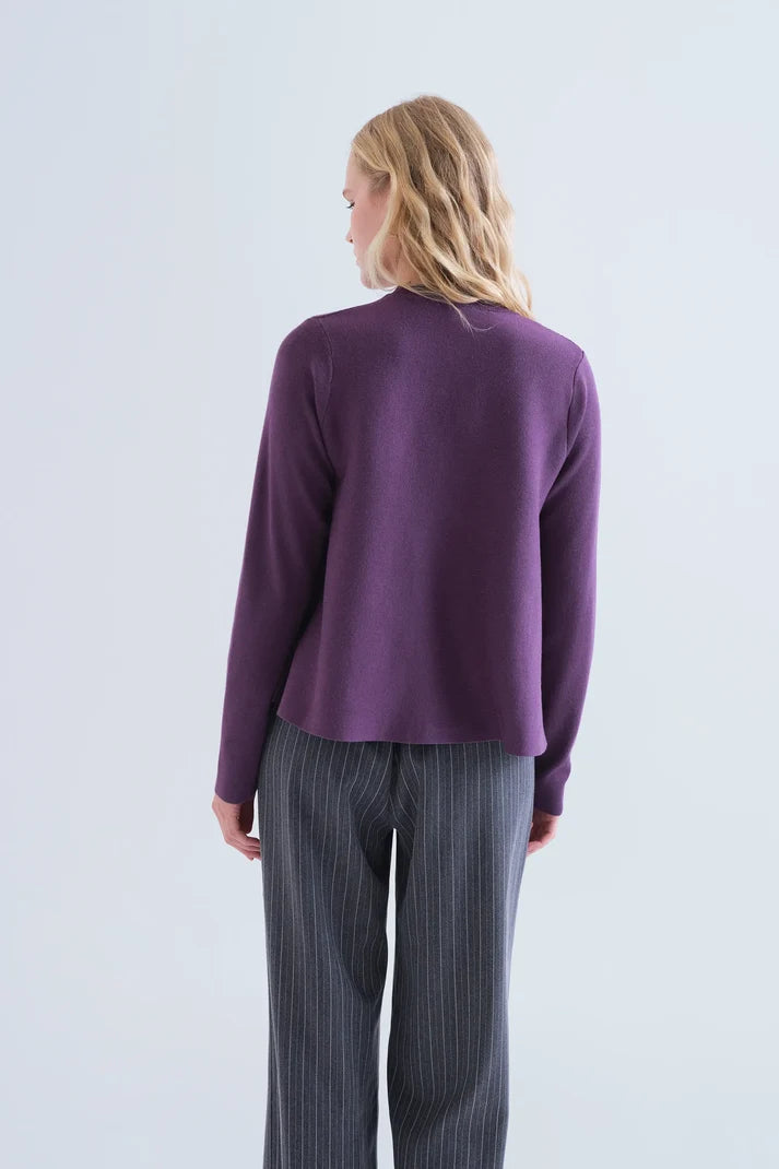 Maglia basic viola