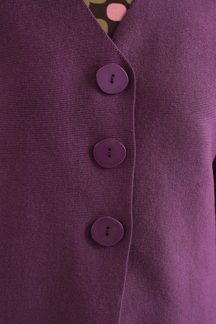 Cardigan di melanzane