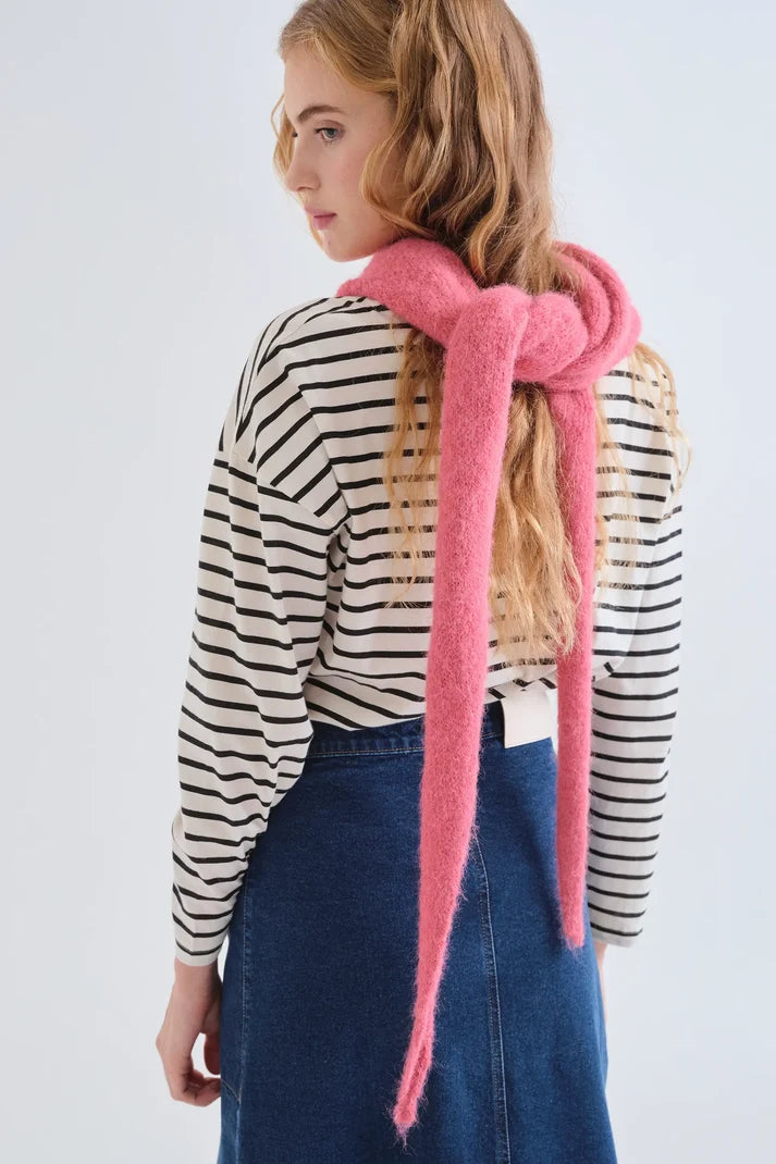 Bandana triangolare rosa