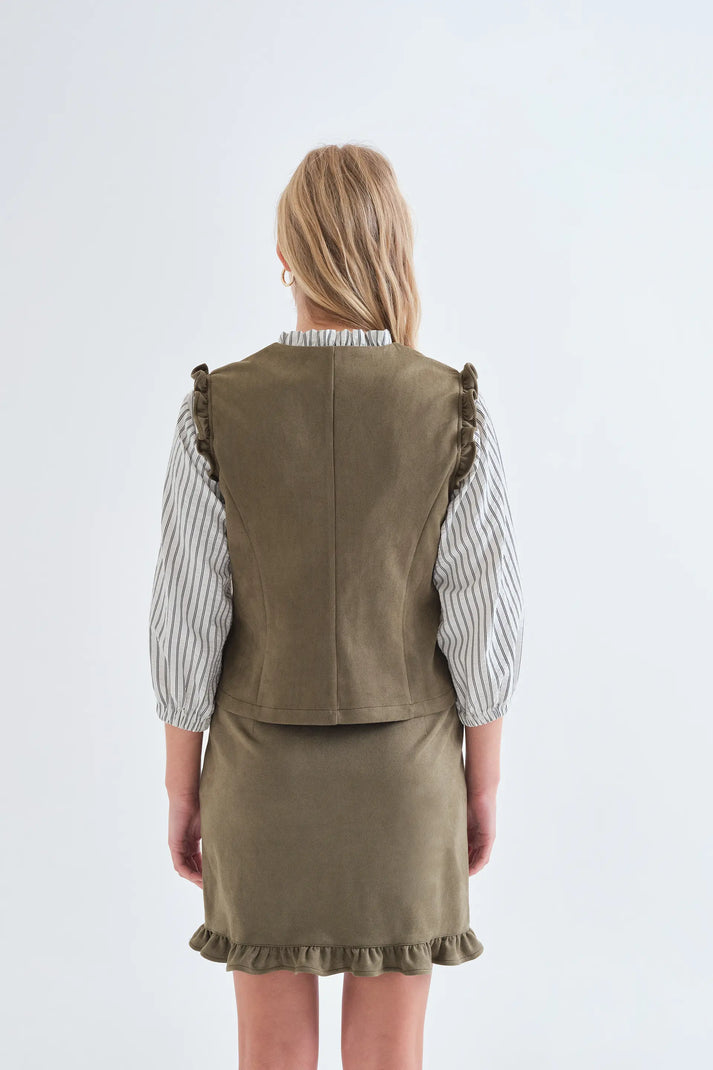 Gilet verde oliva
