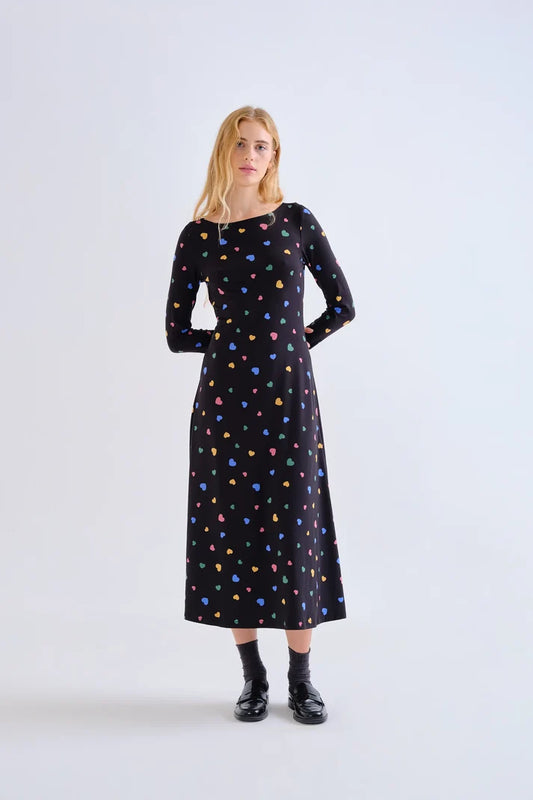 Abito midi con stampa Candy