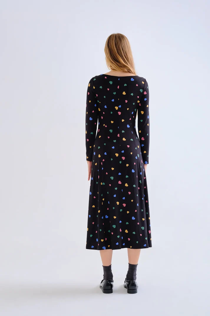 Abito midi con stampa Candy
