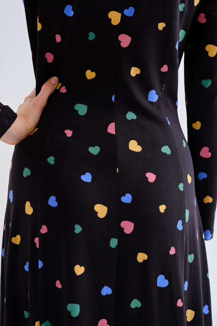Abito midi con stampa Candy