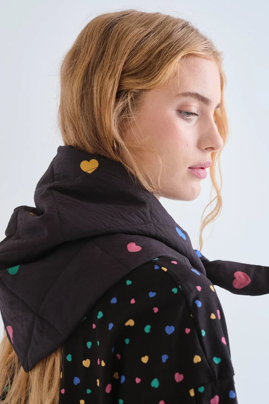 Bandana imbottita con stampa Candy