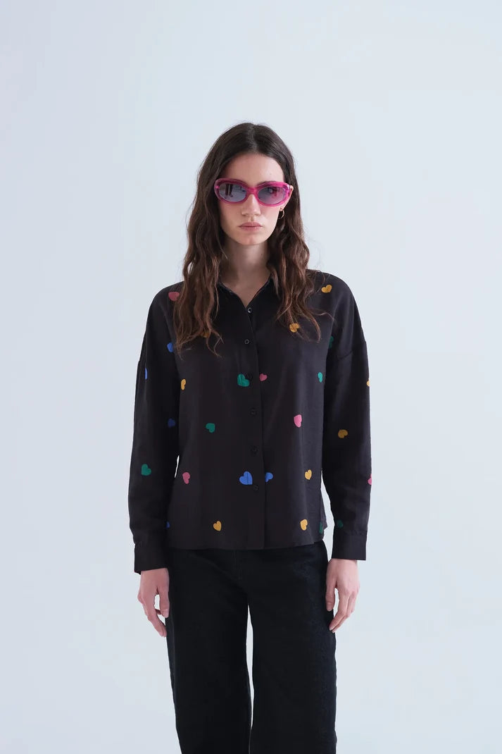 Camicia con stampa Candy